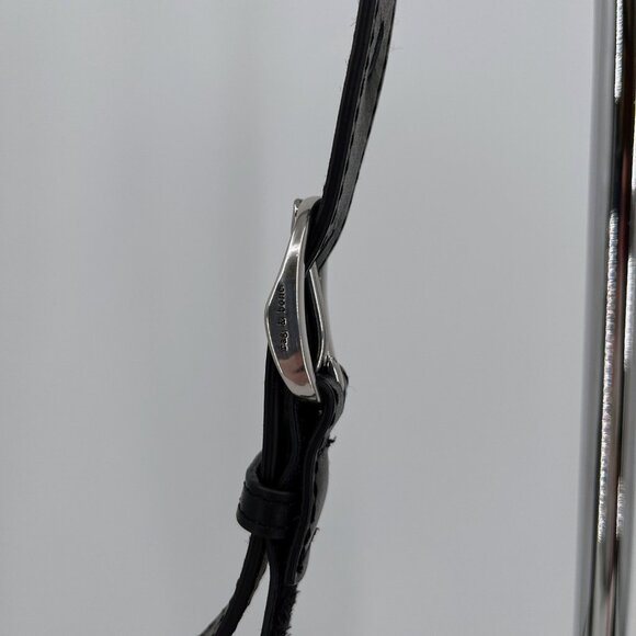 Rag & Bone Belize Small Shopper Black Leather Shoulder Bag Adjustable Strap - Picture 5 of 16